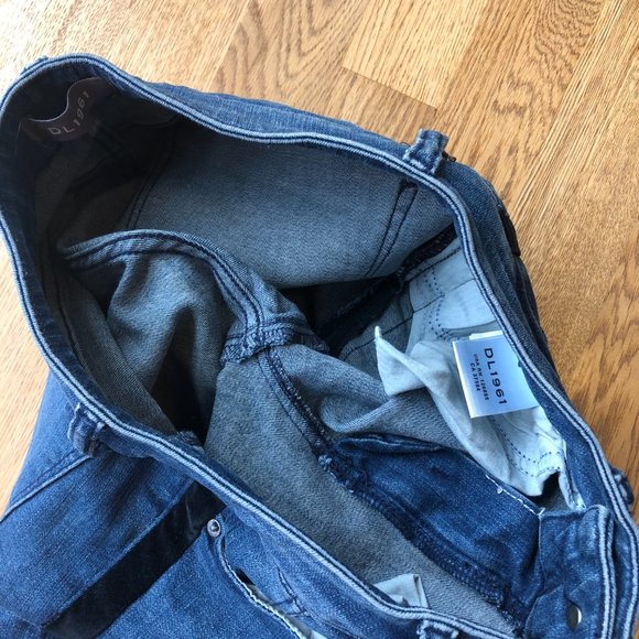 DL1961 Florence Ankle Tuxedo Stripe Jeans Size 26 - Picture 7 of 14